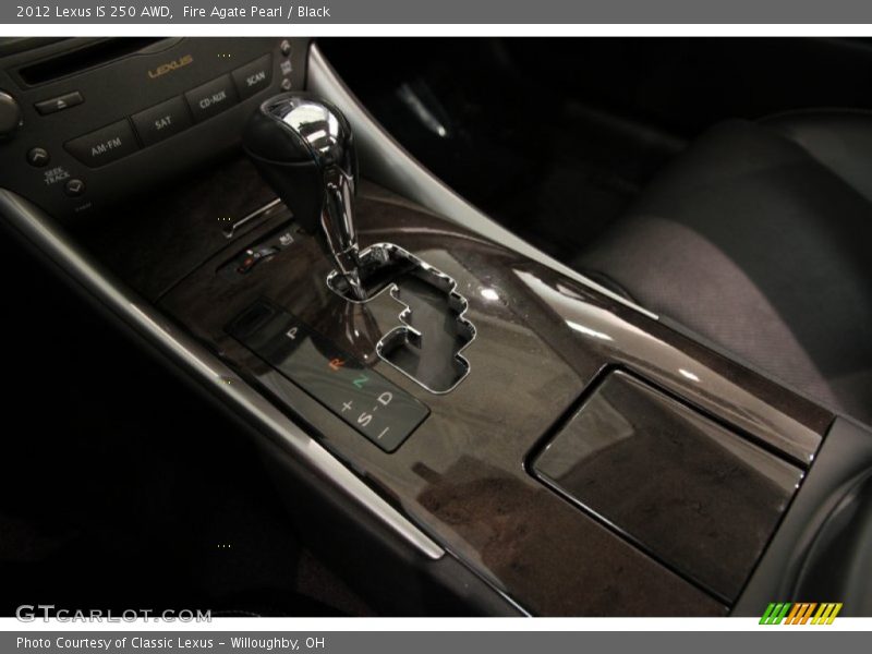 Fire Agate Pearl / Black 2012 Lexus IS 250 AWD