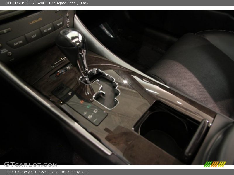 Fire Agate Pearl / Black 2012 Lexus IS 250 AWD