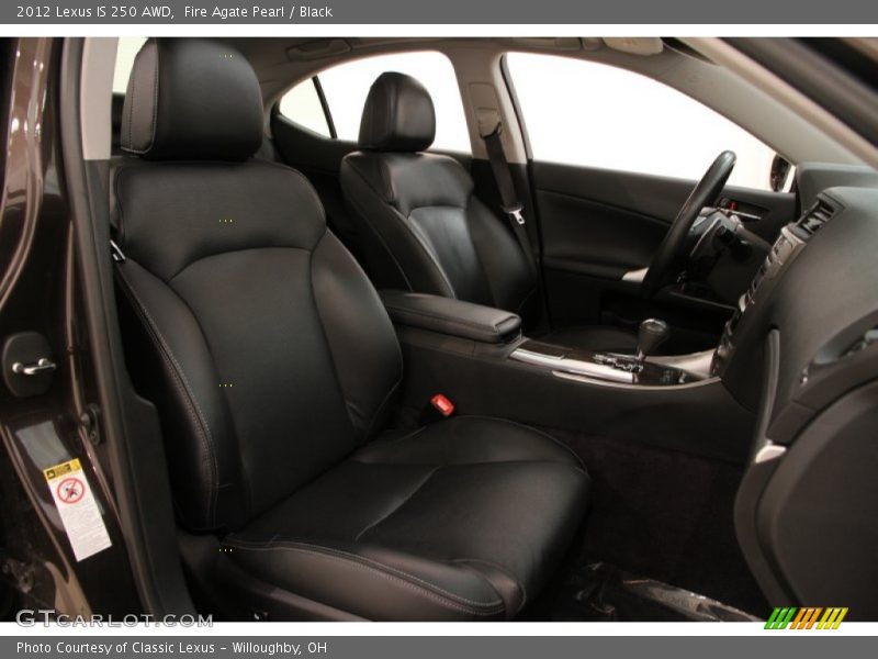 Fire Agate Pearl / Black 2012 Lexus IS 250 AWD
