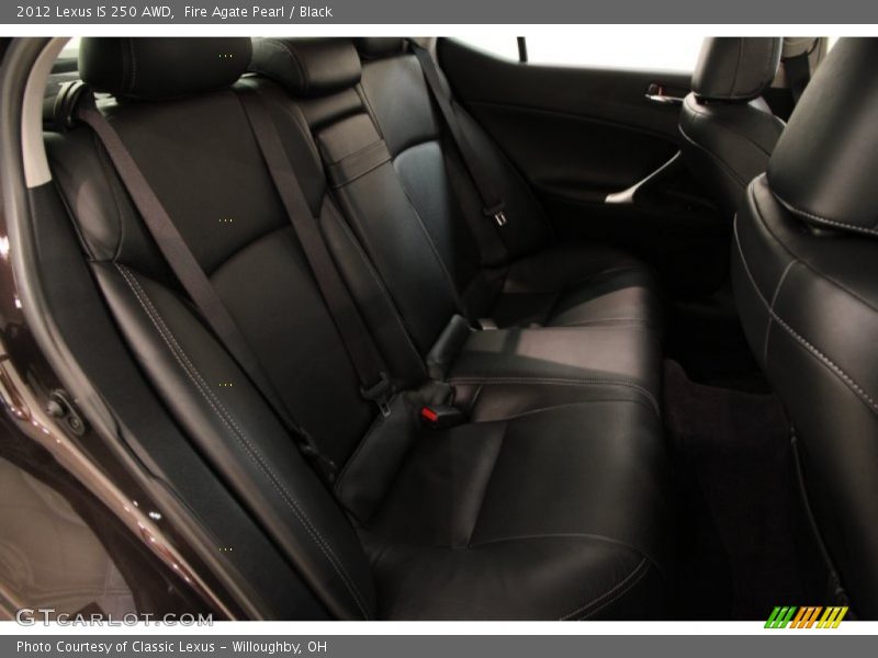 Fire Agate Pearl / Black 2012 Lexus IS 250 AWD