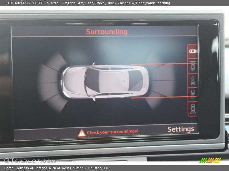 Controls of 2016 RS 7 4.0 TFSI quattro