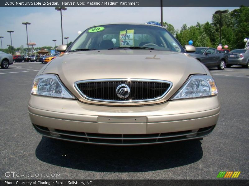 Harvest Gold Metallic / Medium Parchment 2000 Mercury Sable LS Sedan