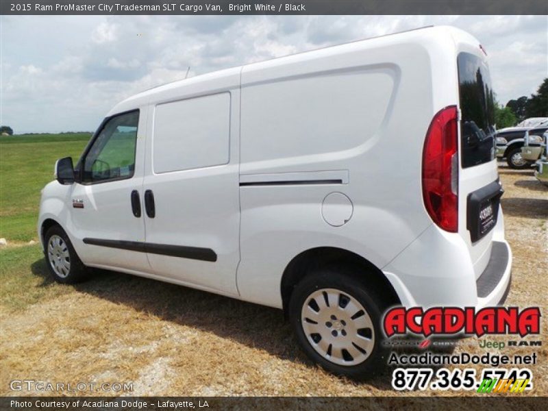 Bright White / Black 2015 Ram ProMaster City Tradesman SLT Cargo Van