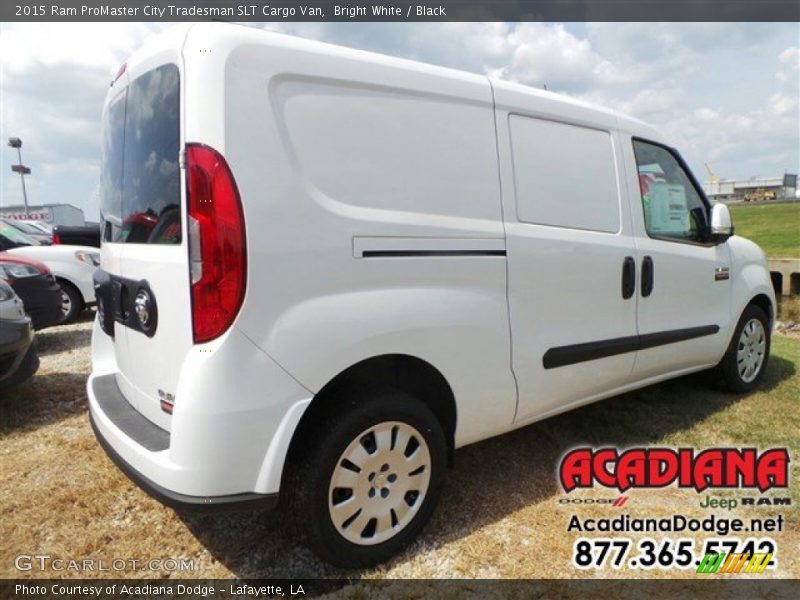 Bright White / Black 2015 Ram ProMaster City Tradesman SLT Cargo Van