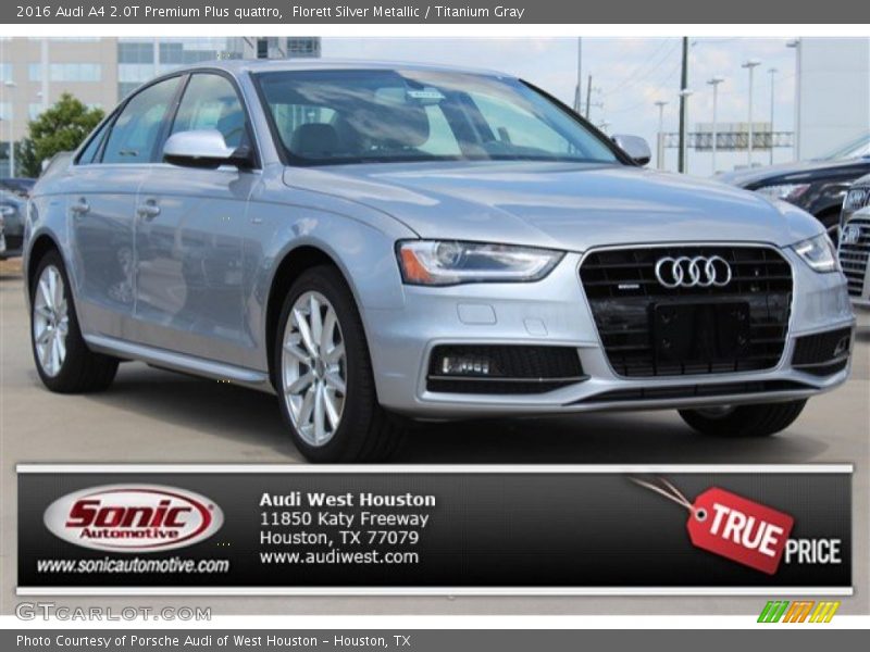 Florett Silver Metallic / Titanium Gray 2016 Audi A4 2.0T Premium Plus quattro