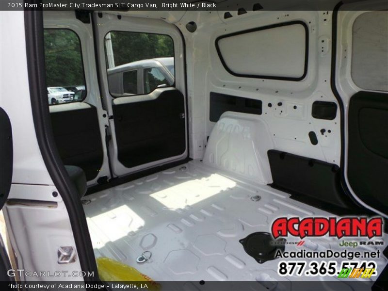 Bright White / Black 2015 Ram ProMaster City Tradesman SLT Cargo Van