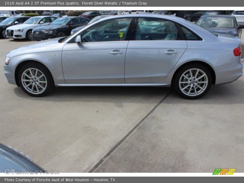 Florett Silver Metallic / Titanium Gray 2016 Audi A4 2.0T Premium Plus quattro