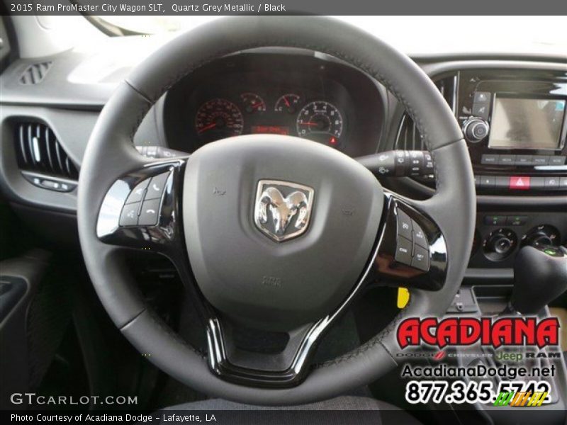Quartz Grey Metallic / Black 2015 Ram ProMaster City Wagon SLT