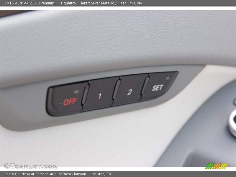 Florett Silver Metallic / Titanium Gray 2016 Audi A4 2.0T Premium Plus quattro