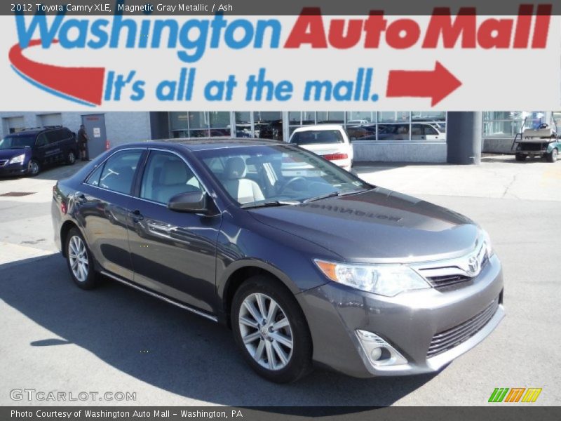 Magnetic Gray Metallic / Ash 2012 Toyota Camry XLE
