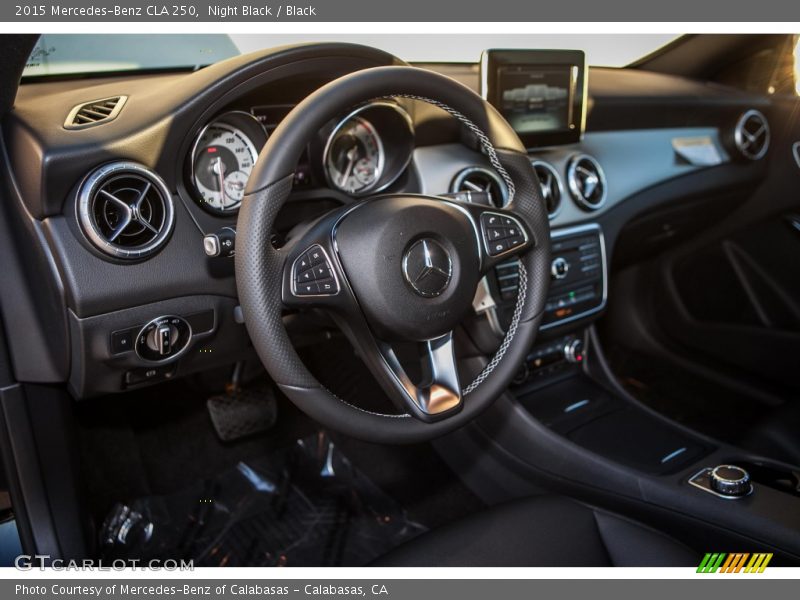 Night Black / Black 2015 Mercedes-Benz CLA 250