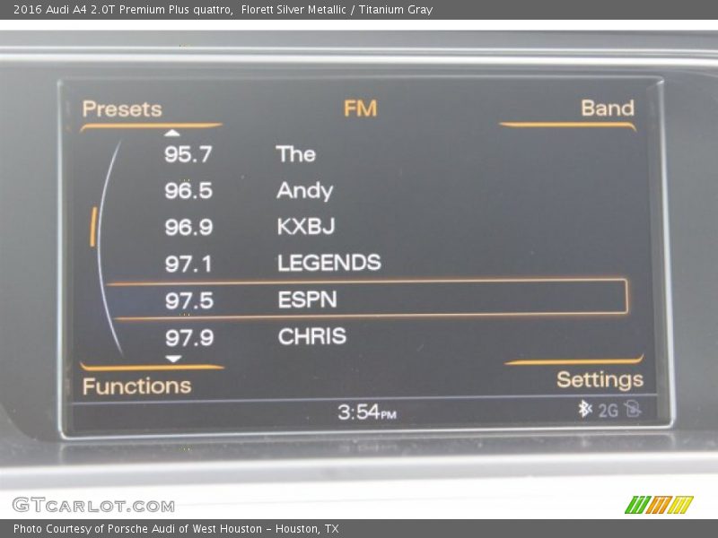 Florett Silver Metallic / Titanium Gray 2016 Audi A4 2.0T Premium Plus quattro