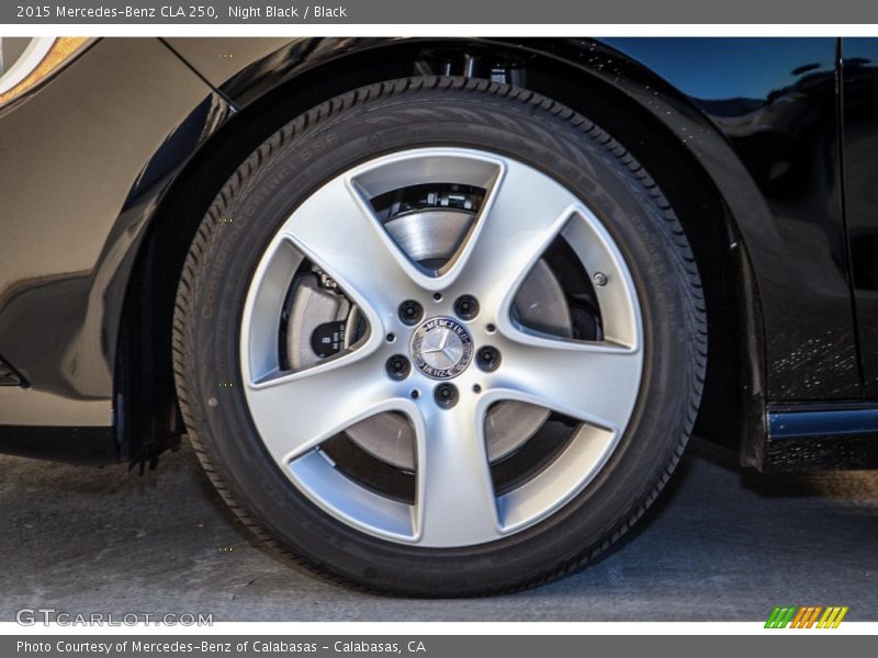 Night Black / Black 2015 Mercedes-Benz CLA 250