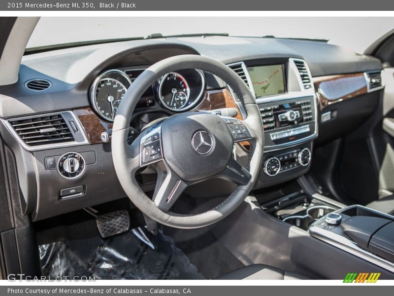 Black / Black 2015 Mercedes-Benz ML 350