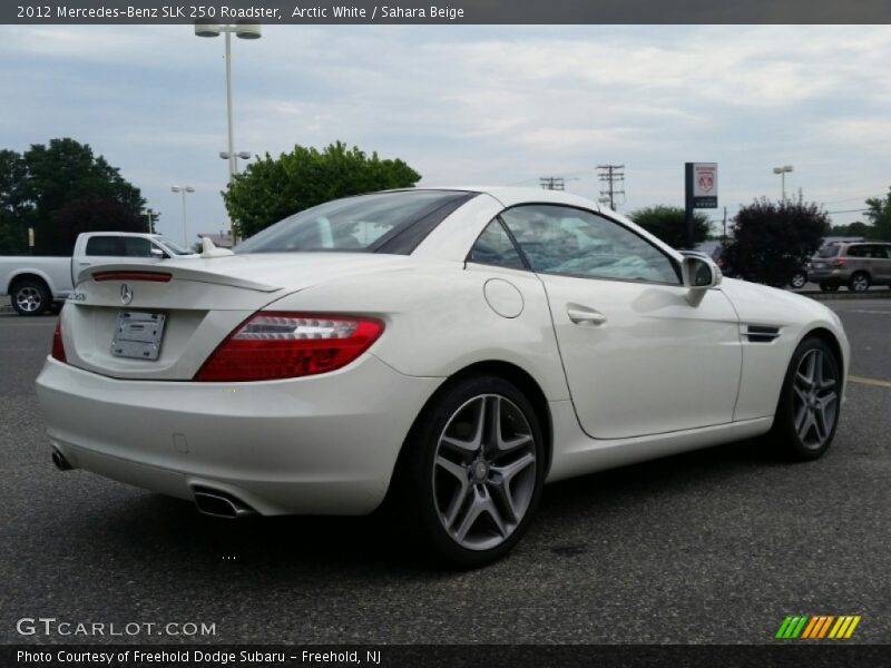 Arctic White / Sahara Beige 2012 Mercedes-Benz SLK 250 Roadster