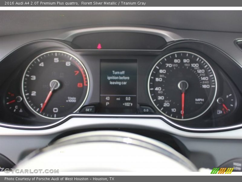 Florett Silver Metallic / Titanium Gray 2016 Audi A4 2.0T Premium Plus quattro