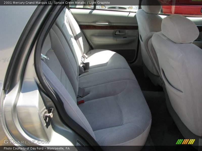 Spruce Green Metallic / Light Graphite 2001 Mercury Grand Marquis LS