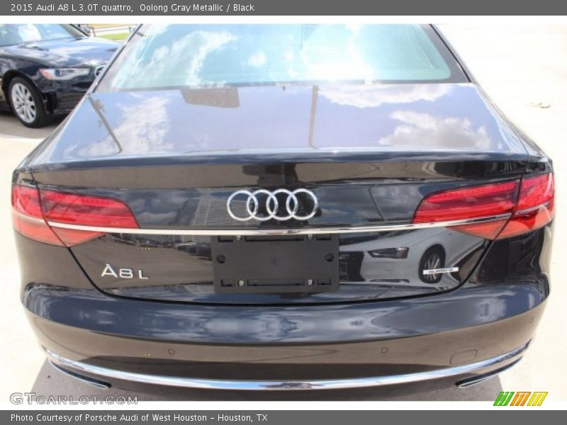 Oolong Gray Metallic / Black 2015 Audi A8 L 3.0T quattro