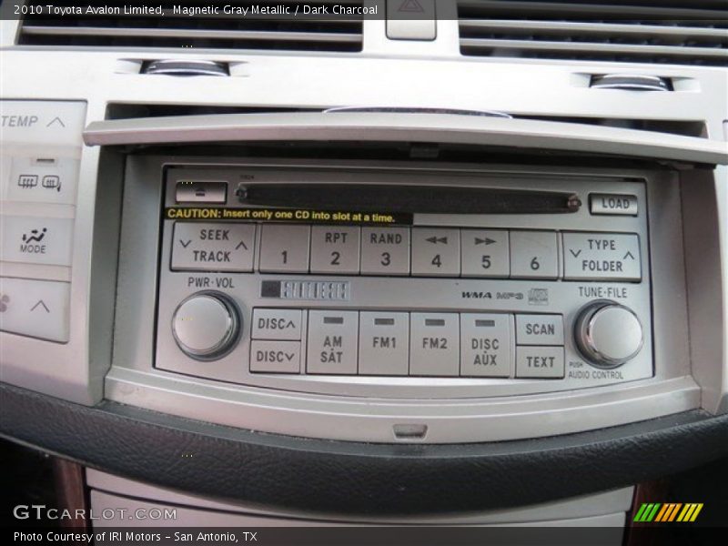 Magnetic Gray Metallic / Dark Charcoal 2010 Toyota Avalon Limited