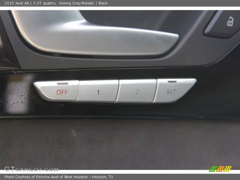 Oolong Gray Metallic / Black 2015 Audi A8 L 3.0T quattro