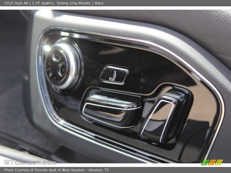Oolong Gray Metallic / Black 2015 Audi A8 L 3.0T quattro