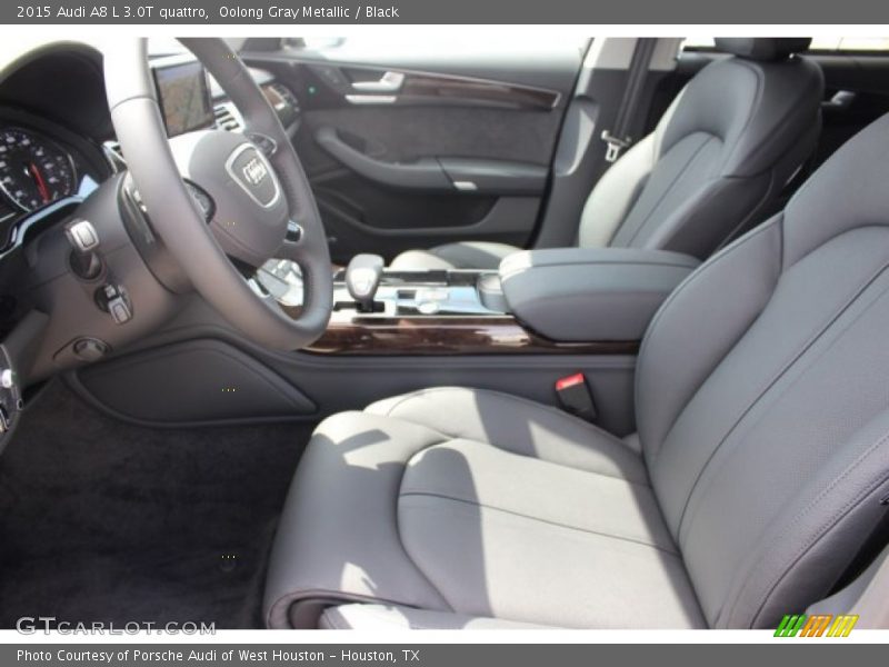 Oolong Gray Metallic / Black 2015 Audi A8 L 3.0T quattro