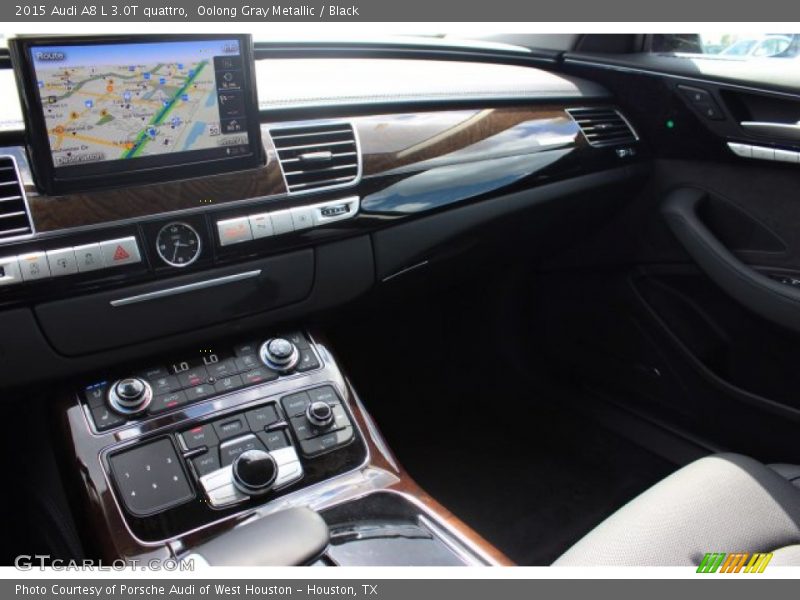 Oolong Gray Metallic / Black 2015 Audi A8 L 3.0T quattro