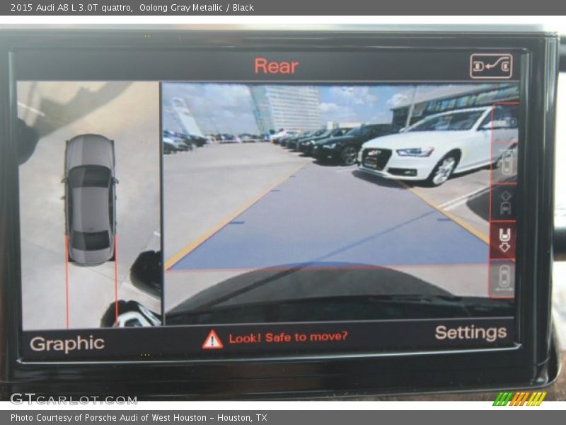 Oolong Gray Metallic / Black 2015 Audi A8 L 3.0T quattro