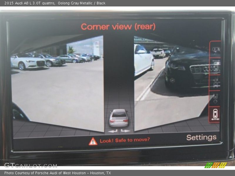 Oolong Gray Metallic / Black 2015 Audi A8 L 3.0T quattro