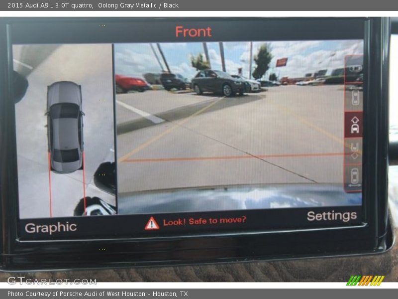 Oolong Gray Metallic / Black 2015 Audi A8 L 3.0T quattro