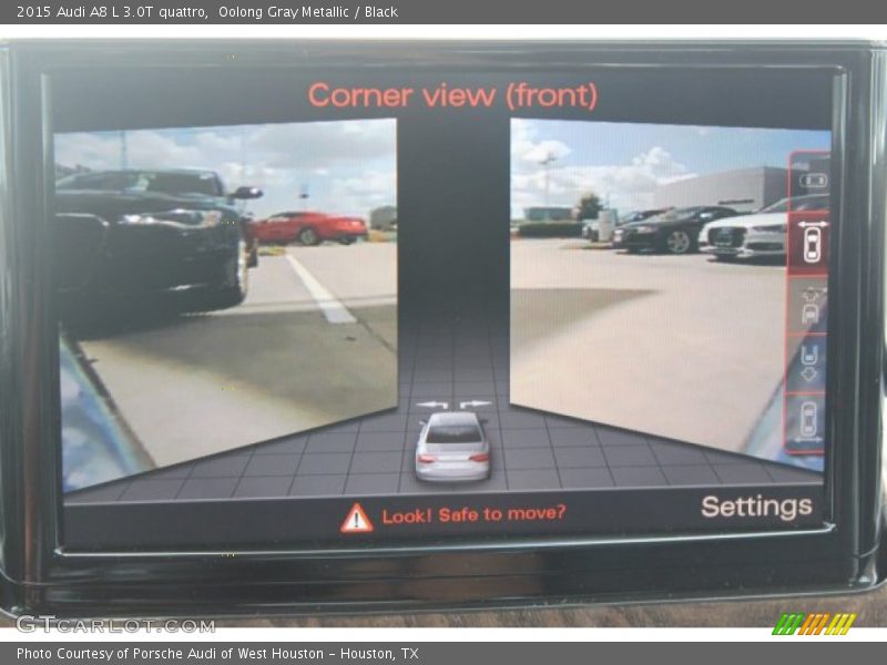 Oolong Gray Metallic / Black 2015 Audi A8 L 3.0T quattro