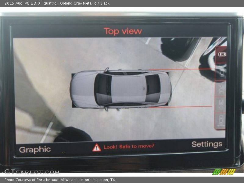 Oolong Gray Metallic / Black 2015 Audi A8 L 3.0T quattro