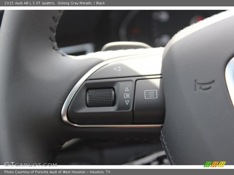 Oolong Gray Metallic / Black 2015 Audi A8 L 3.0T quattro