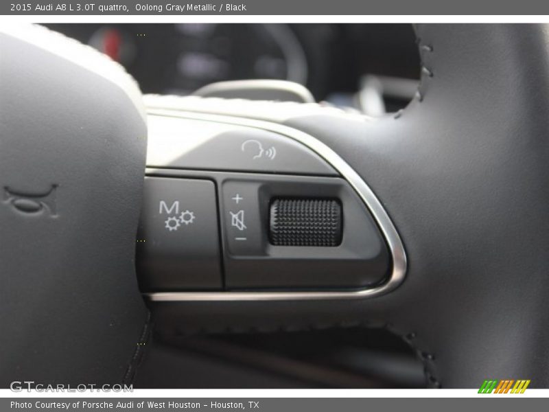Oolong Gray Metallic / Black 2015 Audi A8 L 3.0T quattro