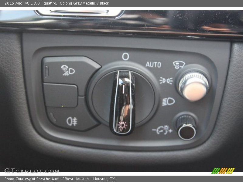 Oolong Gray Metallic / Black 2015 Audi A8 L 3.0T quattro