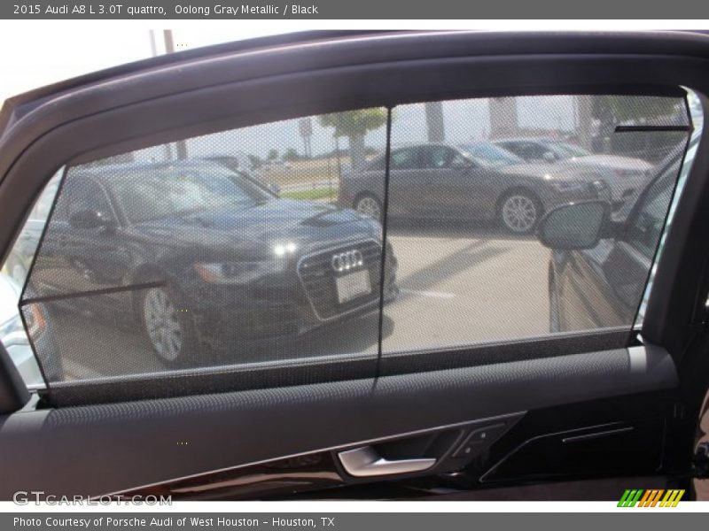 Oolong Gray Metallic / Black 2015 Audi A8 L 3.0T quattro