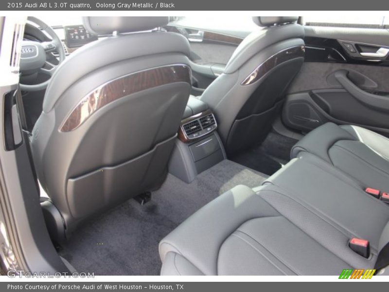 Oolong Gray Metallic / Black 2015 Audi A8 L 3.0T quattro