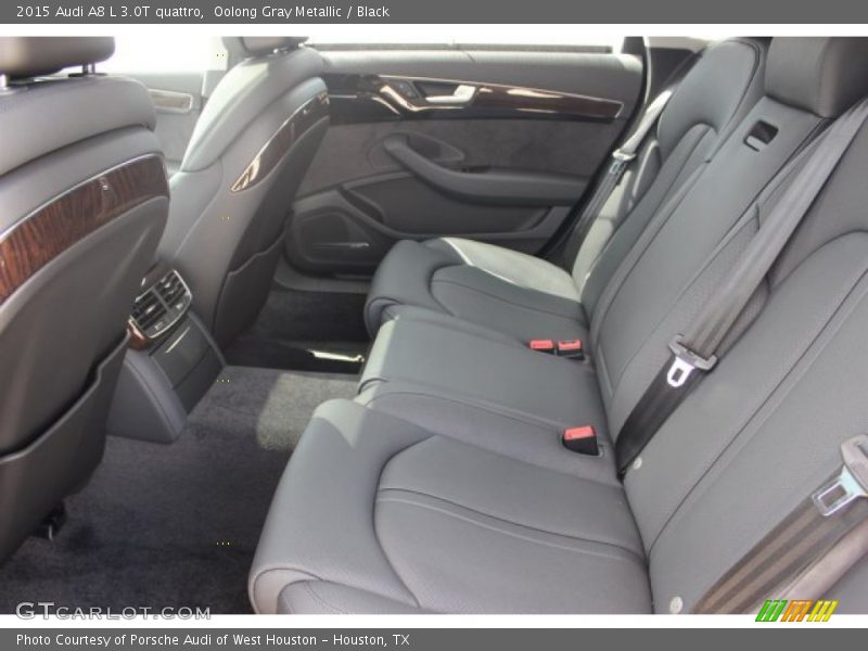 Oolong Gray Metallic / Black 2015 Audi A8 L 3.0T quattro