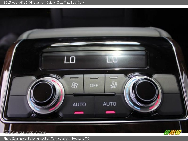 Oolong Gray Metallic / Black 2015 Audi A8 L 3.0T quattro