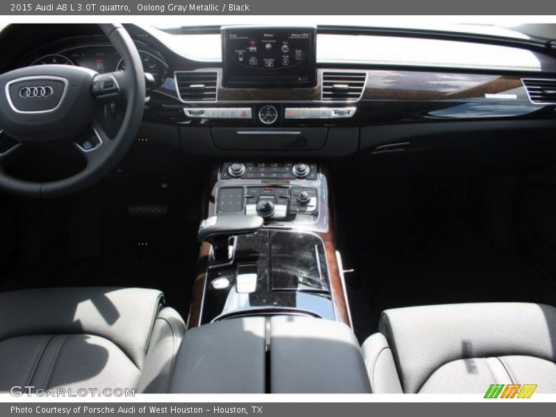Oolong Gray Metallic / Black 2015 Audi A8 L 3.0T quattro