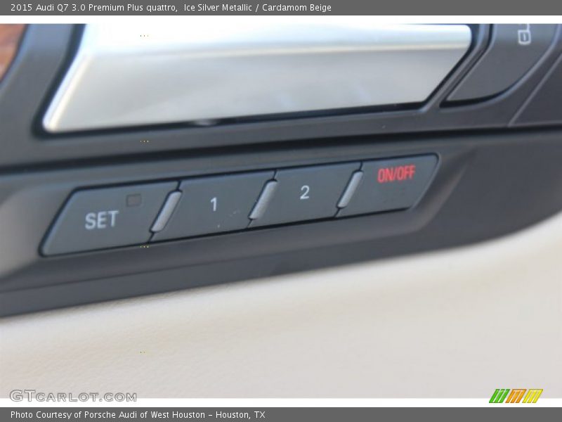 Ice Silver Metallic / Cardamom Beige 2015 Audi Q7 3.0 Premium Plus quattro