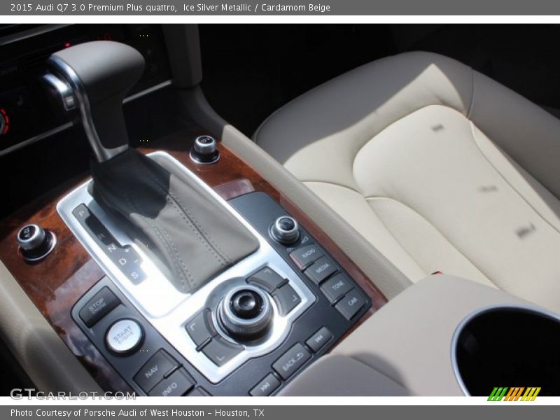 Ice Silver Metallic / Cardamom Beige 2015 Audi Q7 3.0 Premium Plus quattro