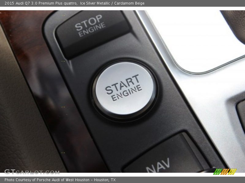 Ice Silver Metallic / Cardamom Beige 2015 Audi Q7 3.0 Premium Plus quattro