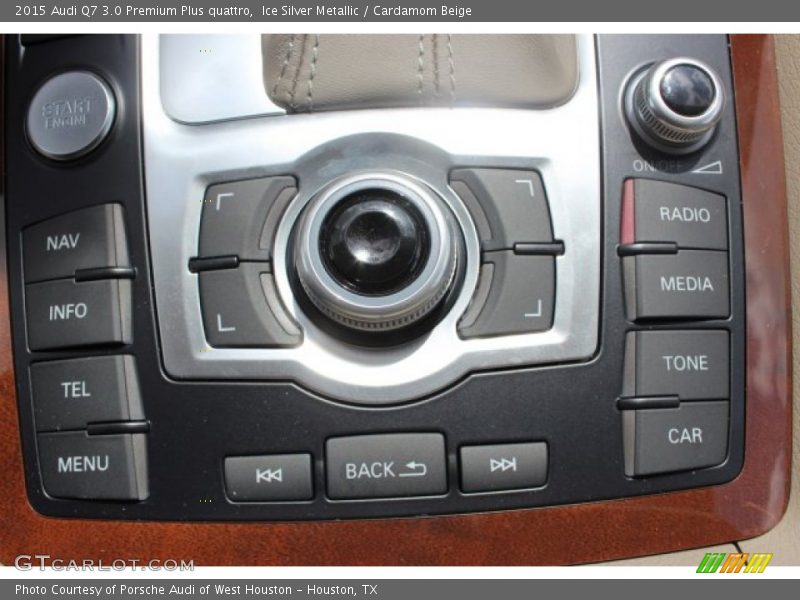 Ice Silver Metallic / Cardamom Beige 2015 Audi Q7 3.0 Premium Plus quattro