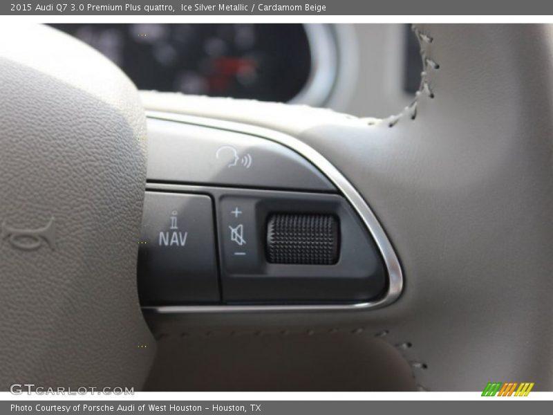 Ice Silver Metallic / Cardamom Beige 2015 Audi Q7 3.0 Premium Plus quattro