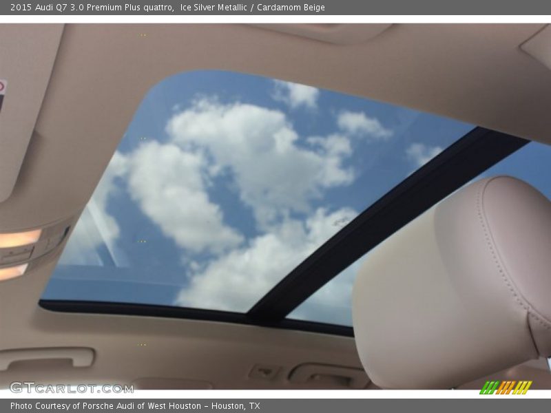Ice Silver Metallic / Cardamom Beige 2015 Audi Q7 3.0 Premium Plus quattro