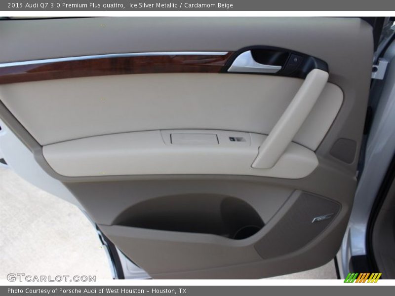 Ice Silver Metallic / Cardamom Beige 2015 Audi Q7 3.0 Premium Plus quattro