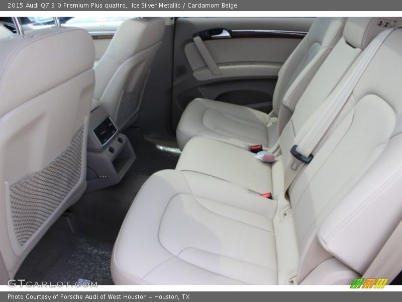 Ice Silver Metallic / Cardamom Beige 2015 Audi Q7 3.0 Premium Plus quattro