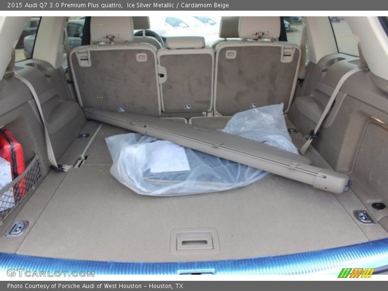Ice Silver Metallic / Cardamom Beige 2015 Audi Q7 3.0 Premium Plus quattro