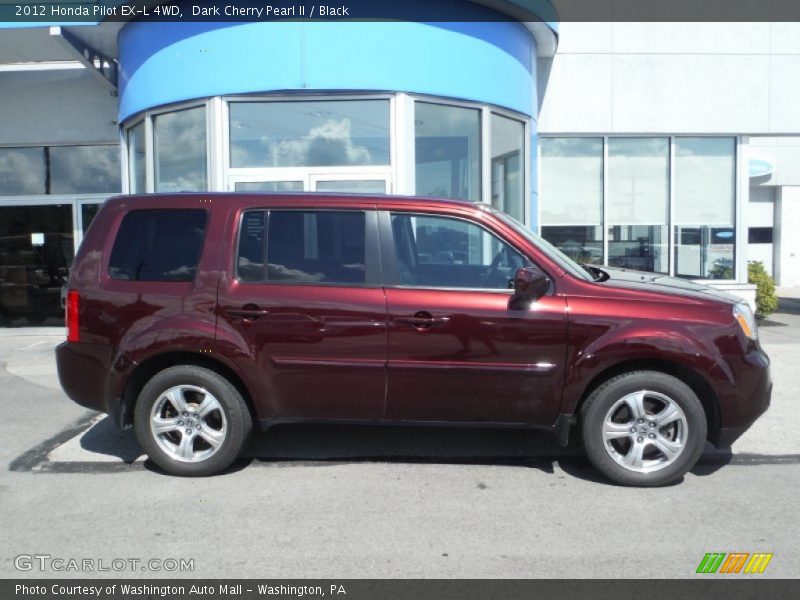 Dark Cherry Pearl II / Black 2012 Honda Pilot EX-L 4WD